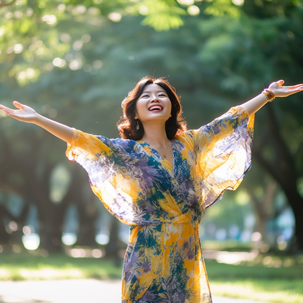 What Is Super Greens Powder Good For? Happy woman