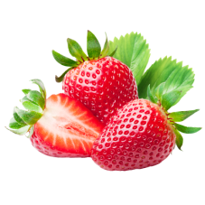 Strawberry super greens powder