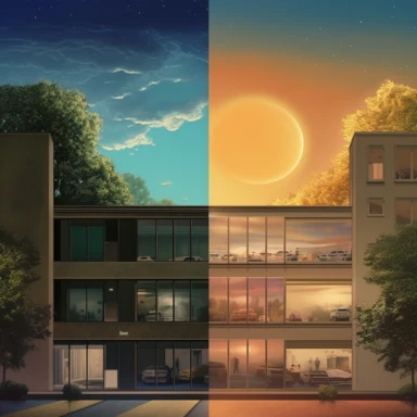 Should I Drink My Greens in the Morning? Day and night image