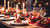 A beautifully decorated table with delicious food, fancy cutlery, and holiday-themed decorations, creating an inviting and celebratory setting