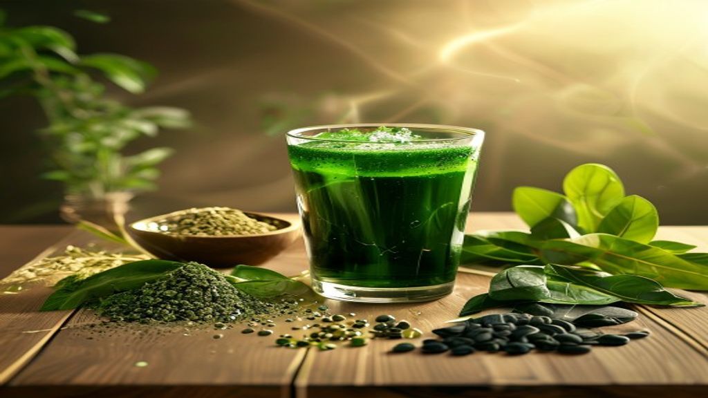 Super greens blood pressure support — premium wellness hero image
