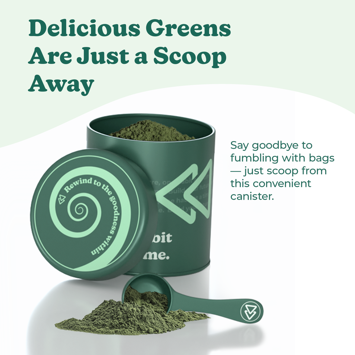 Rewind Canister &amp; Scoop